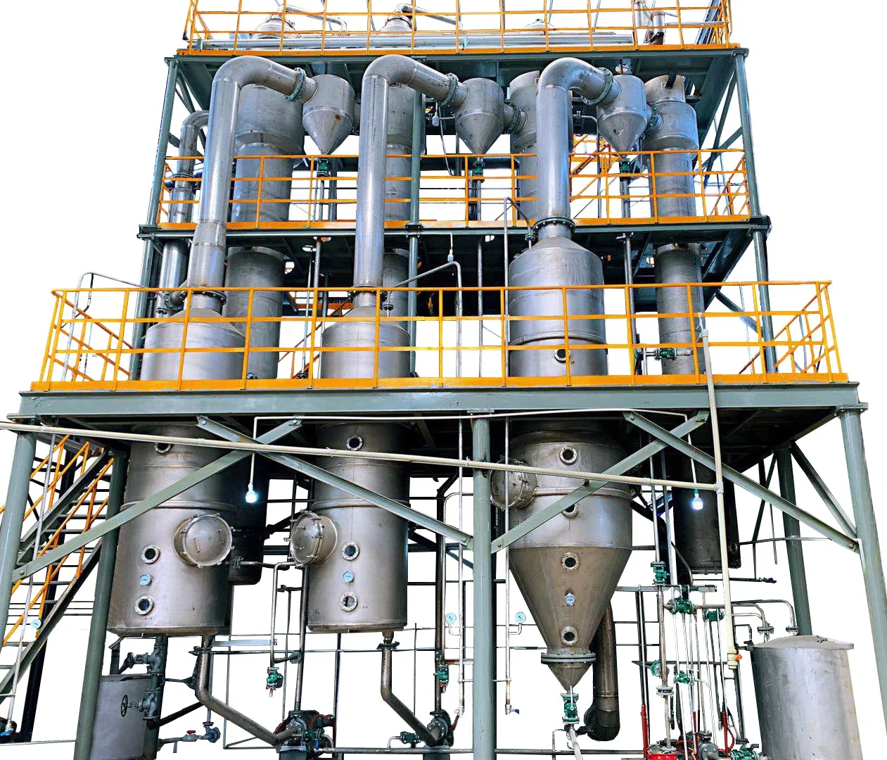 Heat Treatment Equipment Multi-Effect Falling Film Vacuum for Chemicals Evaporator