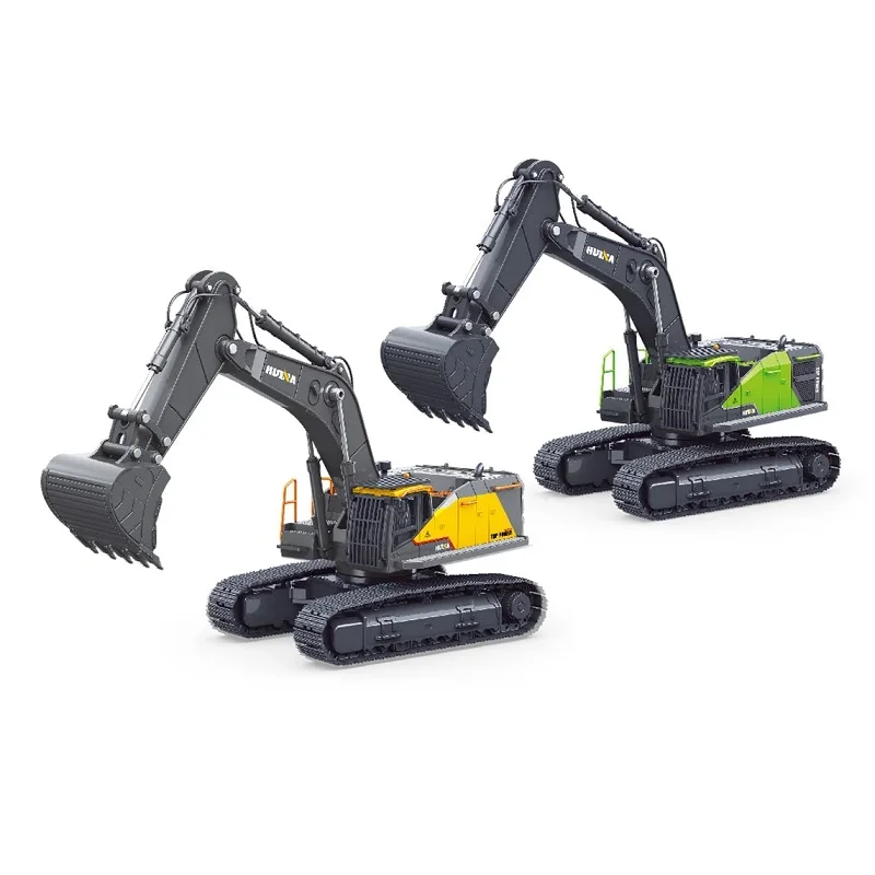 Huina 1721 1/50 New Alloy Diecast Excavator Static Version Simulation Metal Engineering Construction Model Hobbies And Toys(3)