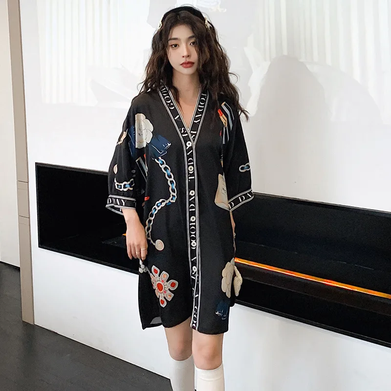 Sexy Night Dress Women v neck Fashion Female Satin Nightgown Lady long Night dress