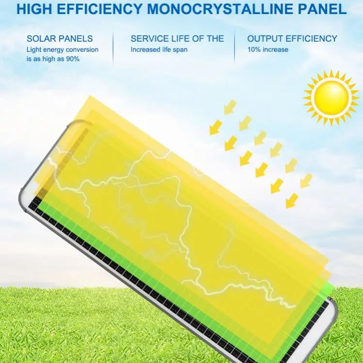 New Product Aluminum Outdoor Rainproof Ip66 80W 100W High Lumen All In One Solar Road Lamp