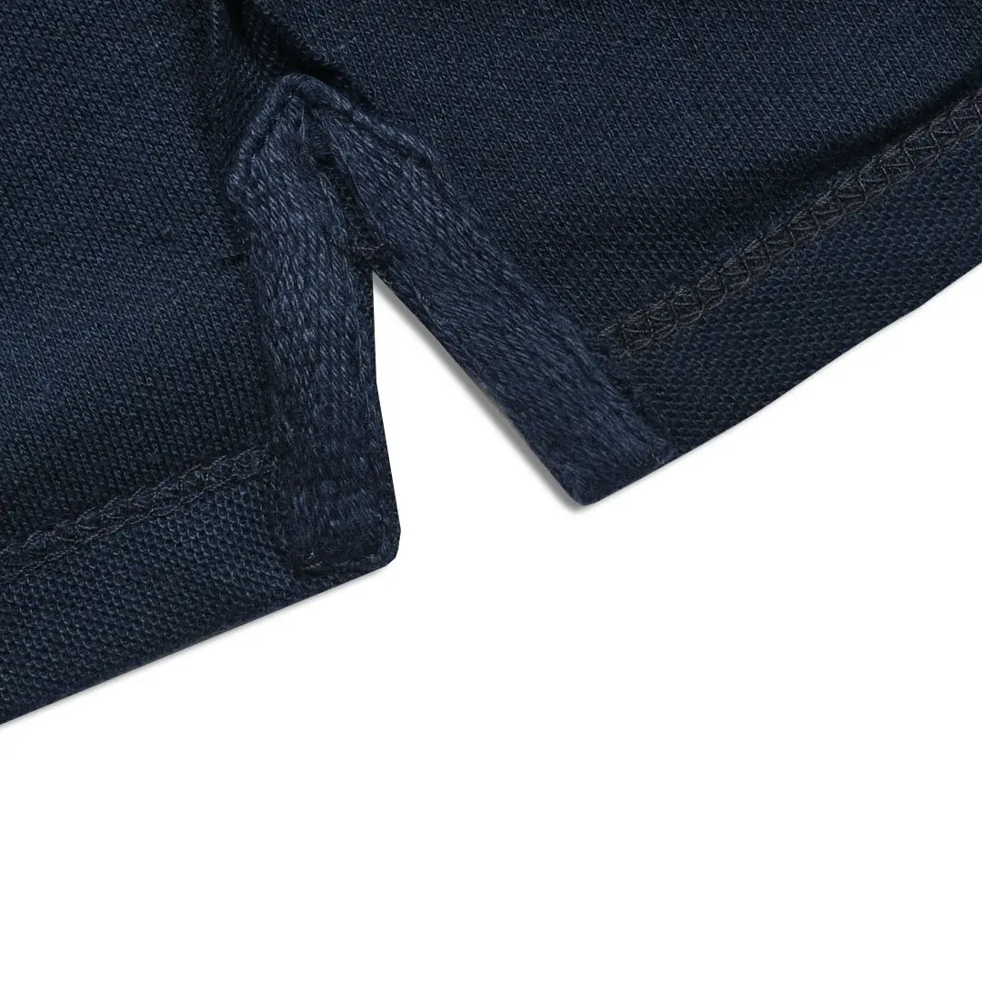 CHEAP PRICE ROUND NECK SNAP BUTTON POLO T SHIRT