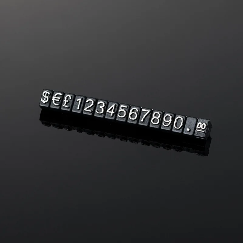 Micro plastic price tag digital tablet jewelry watch price tablet