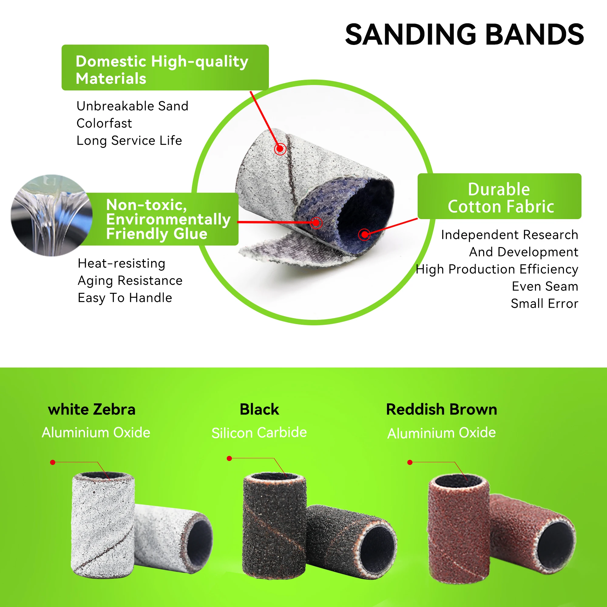 Новинка цветная мини-лента для шлифования ногтей 3 мм сверло насадка розовая коробка с логотипом упаковка 80 100 150 240 шлифовальная