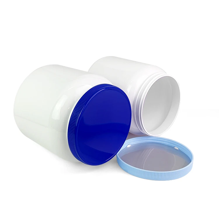 2000ml 1kg 2kg Milk Powder Jar Hdpe Plastic Powder Bottle Protein Loose Powder Container With Screw Lid