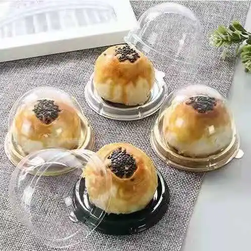 Mini Cupcake box packaging for egg-yolk puff  small cake box container