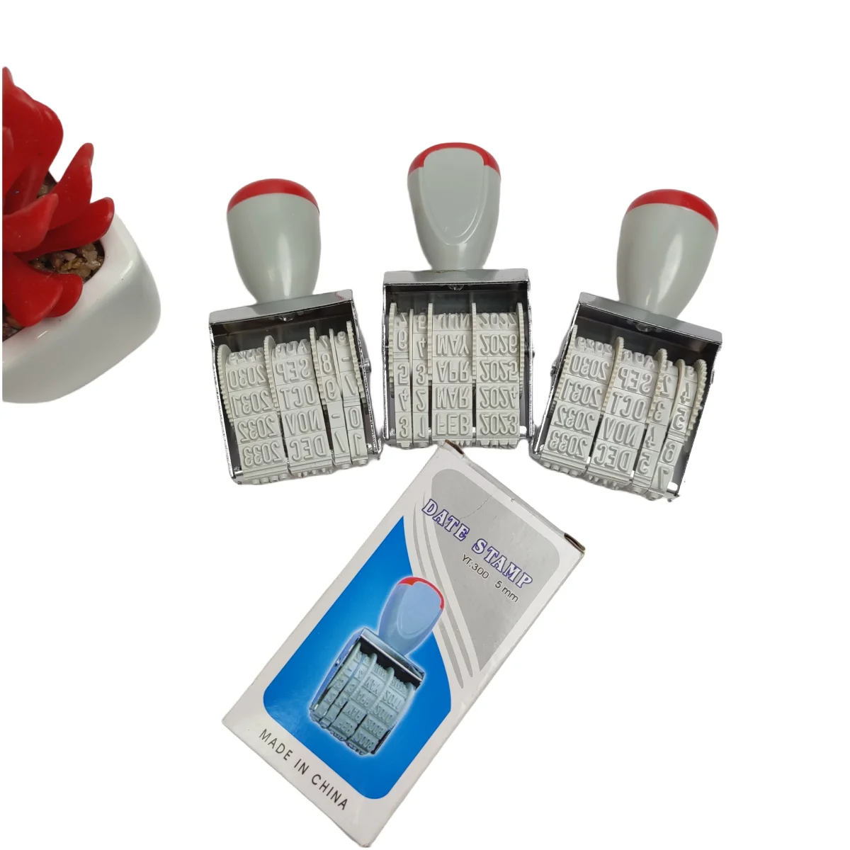 Good Quality Adjustable Date Stamp Inkjet Printer Roller Stamp Automatic English Date Stamp