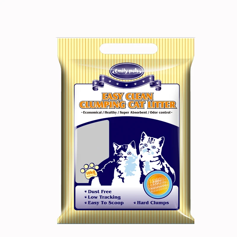 5L Strong Cat Litter Agglomeration And Deodorization ball shape cat sand bentonite cat litter arena para gatos