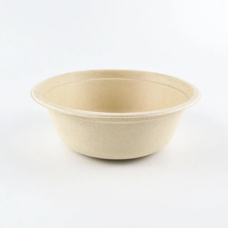 Disposable food grade biodegradable eco paper food container kraft paper soup bowl