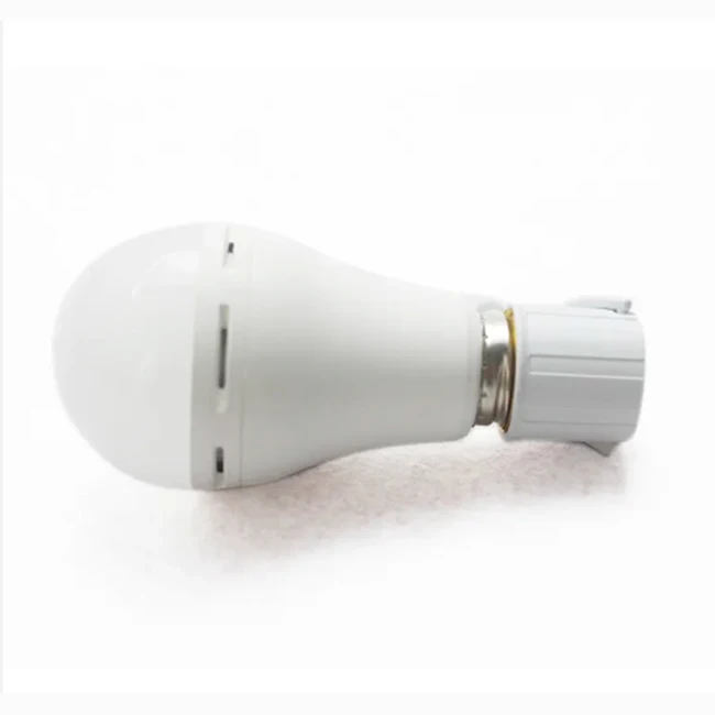 Outdoor camping 9W 12W 15W 18W E27 b22 base A60 type rechargeable bulb led emergency light bulb