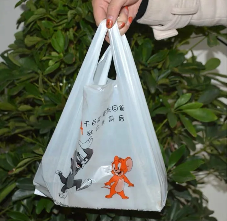 PLA+Corn Starch Material Carry Bag For Supermarket