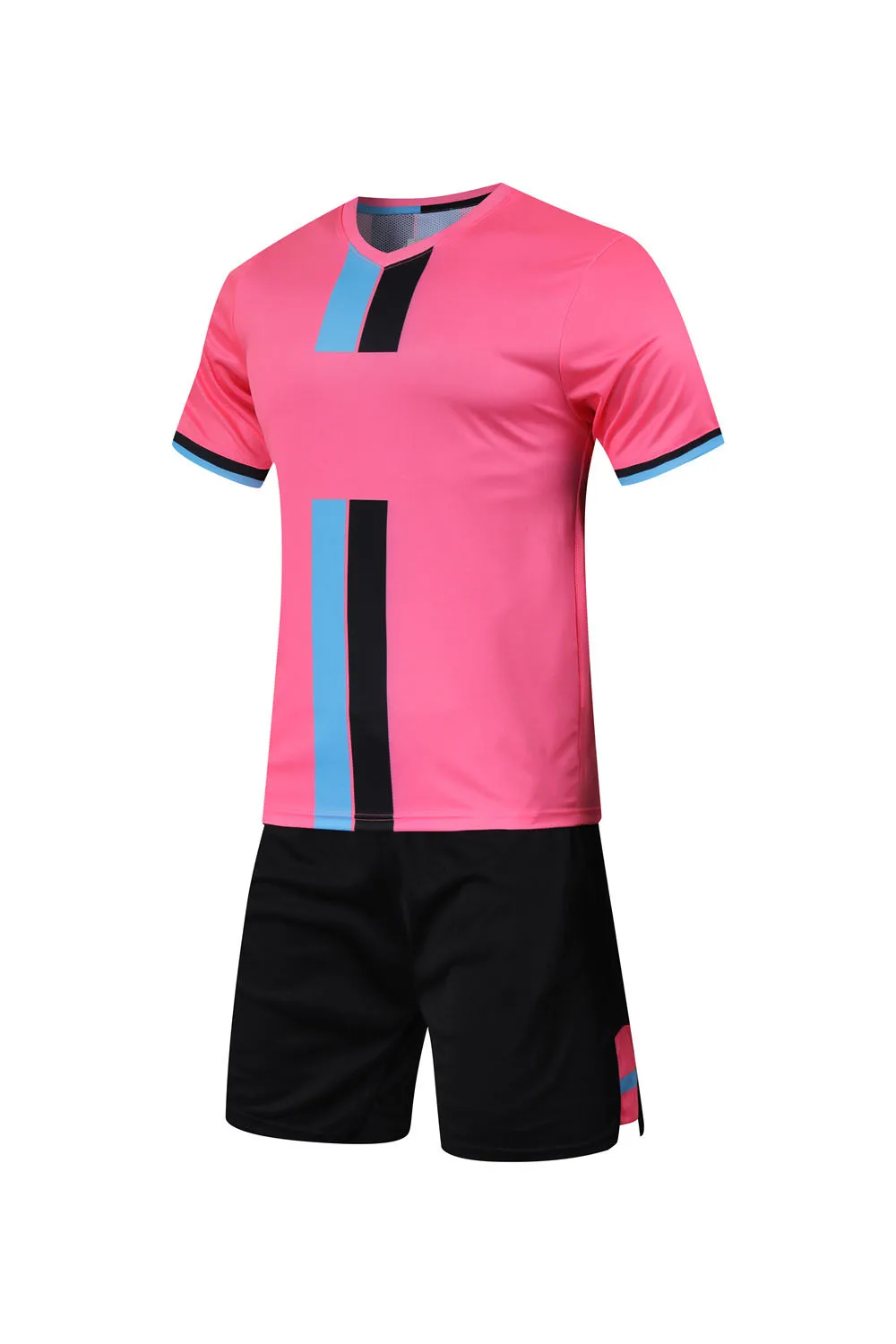 Wholesale Latest Design 100% Polyester Soccer Jersey Wear Sets Soccer Kits Men Sublimation Color