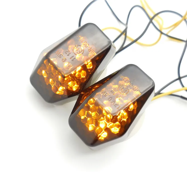 universal motorcycle led indicators SUPER BLACK  turn signal led turn lights for Japan motorbike turning system