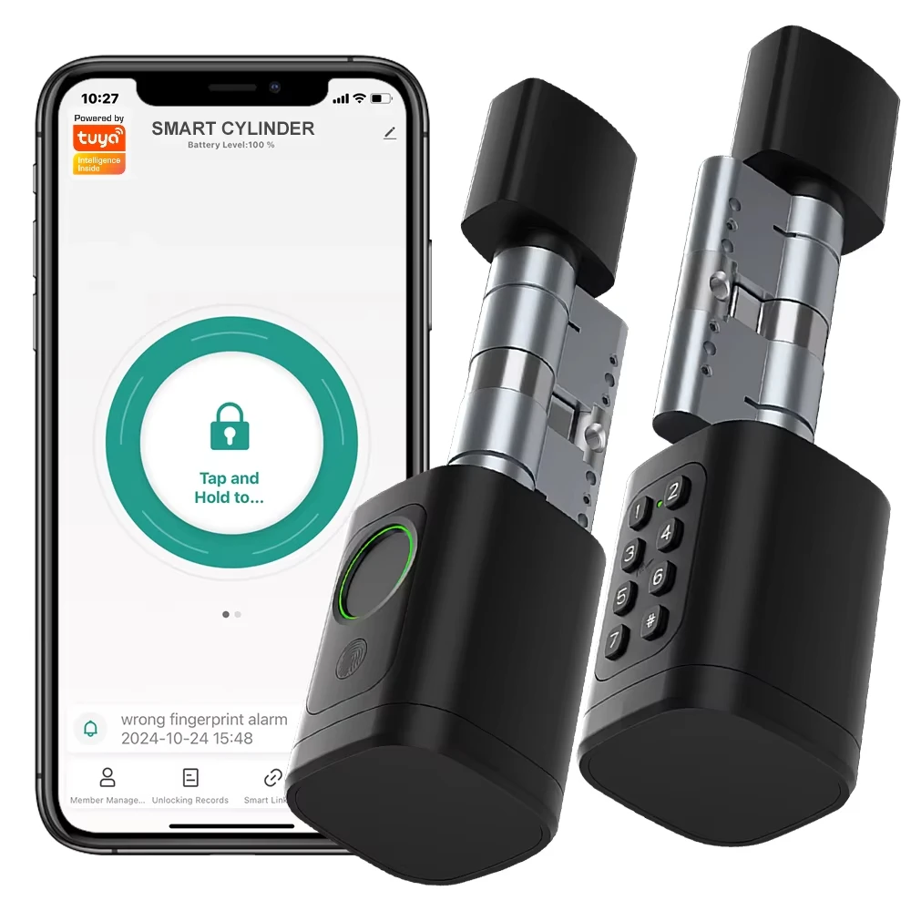 Универсальный биометрический дверной замок без ключа NFC с поддержкой Bluetooth и Wi-Fi