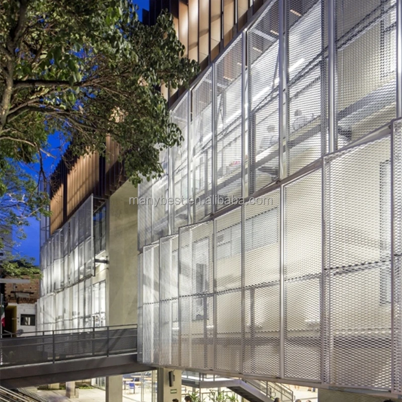 Modern Design Aluminum Wire Mesh Expanded Metal for Villa Wall and Ceiling Decoration Aluminum Alloy Material