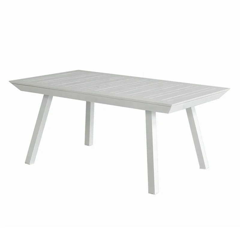 Hot Sale Professional OEM Factory Waterproof UV-Protection Garden Furniture Extendable Dining Table