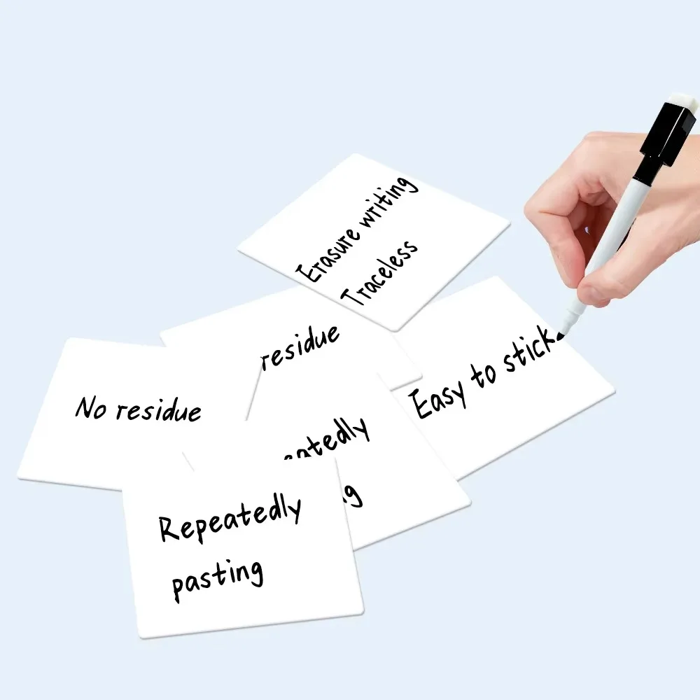 Waterproof Removable Label Stickers Reusable Sticky Notes Dry Erase Labels for Storage Bins Organizing Jar Pantry