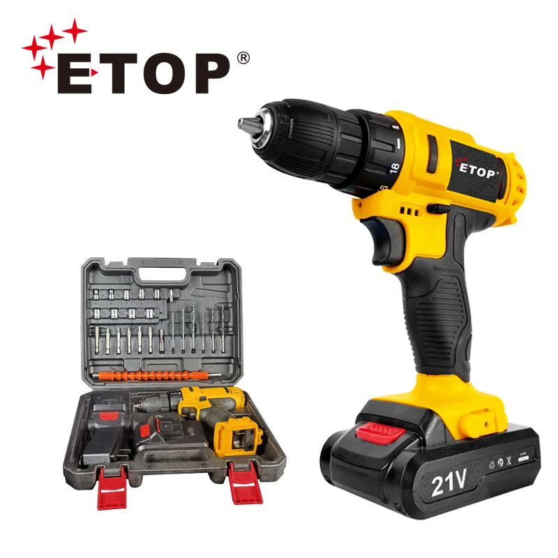 China Factory Production Power Craft Impact Function Cordless Drill Combo Kit with Case Cheap Price