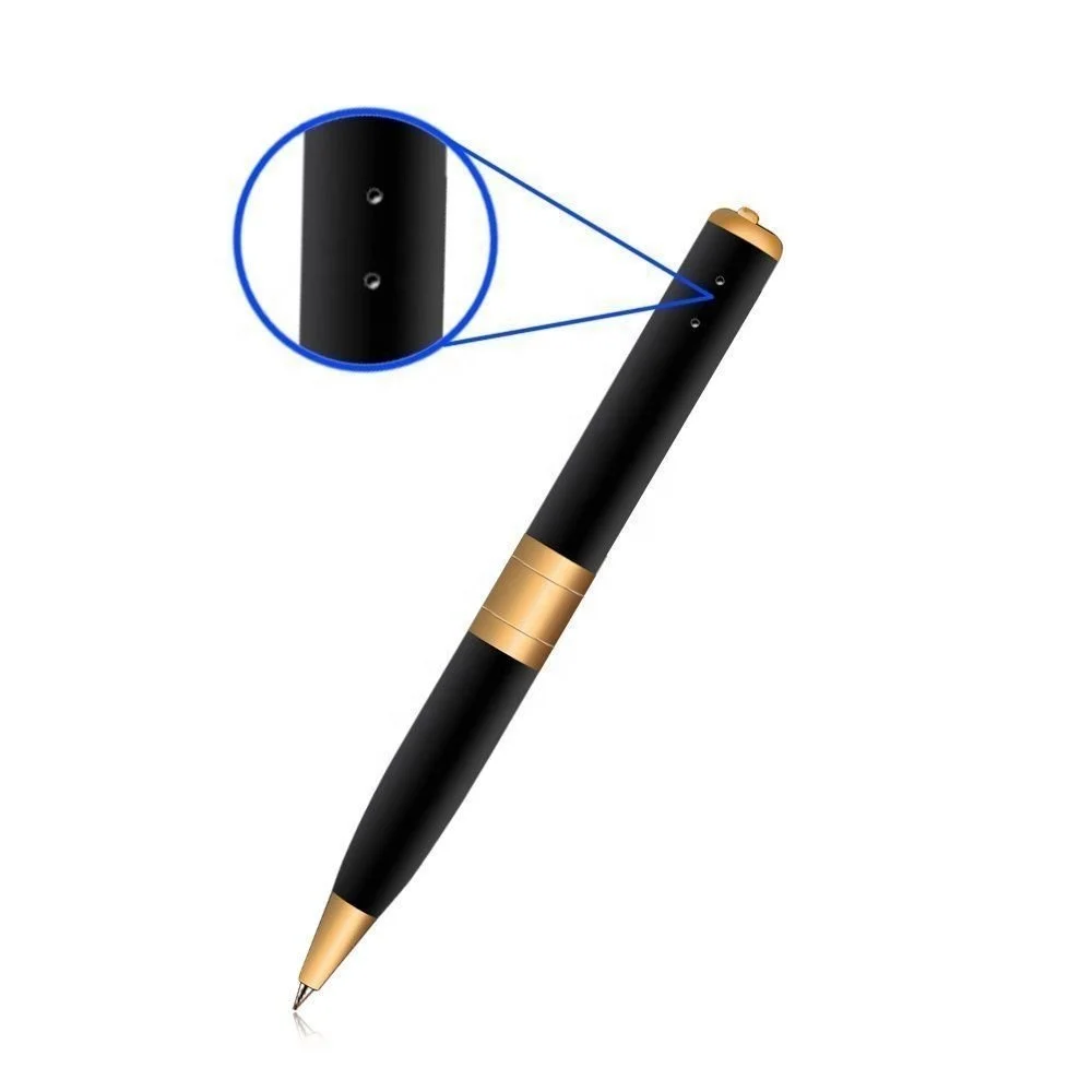 
Meeting Video Recorder Camera Pen, Mini Portable DVR Cam Wireless PenCam Surveillance Security Camcorder 