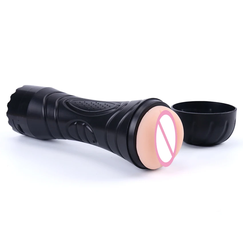 Lifelike Silicone Vagina Masturbation Cup Male Masturbation Vibrator Masturbation Cup for Men Sex Shop
