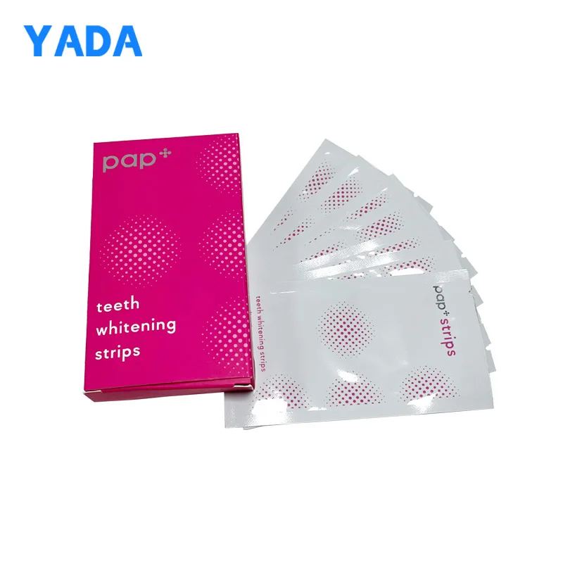 14 Pcs 100% Effective Whitening Activated Customize Logo PAP Teeth Whitening Strips Private Label