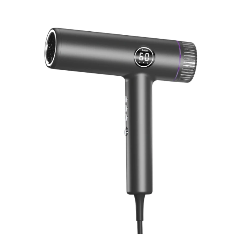 Giftforall Brand Bldc Motor Quick Drying Hair Dryer 2400w High Power Professional Salon Ionic Hair Blower Dryer With LCD Screen