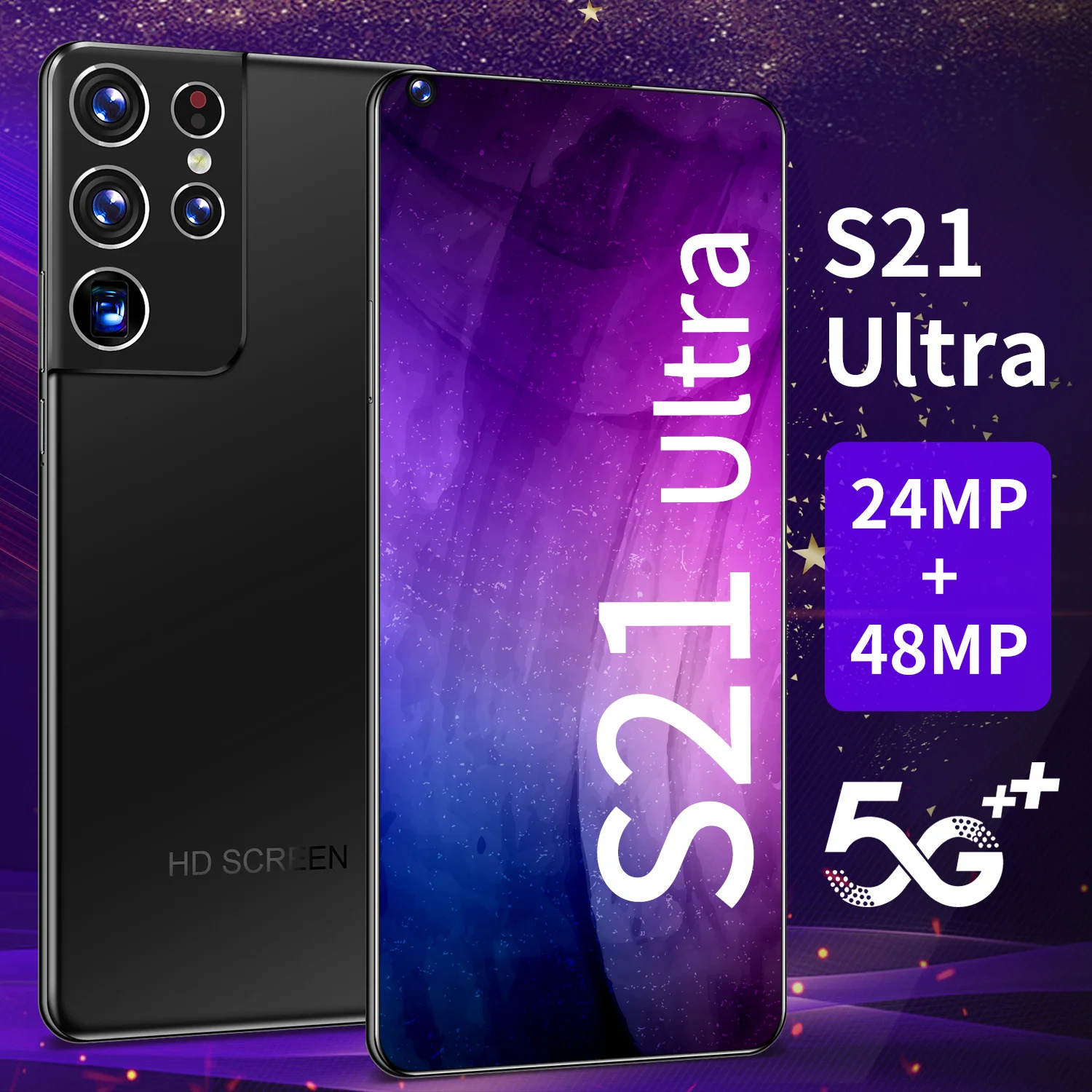 2021 глобальная версия S21ultra смартфон 7,3 HD дюймов полный экран 12 + 512 Dual SIM смартфон 6800 мАч мобильных телефонов на Android