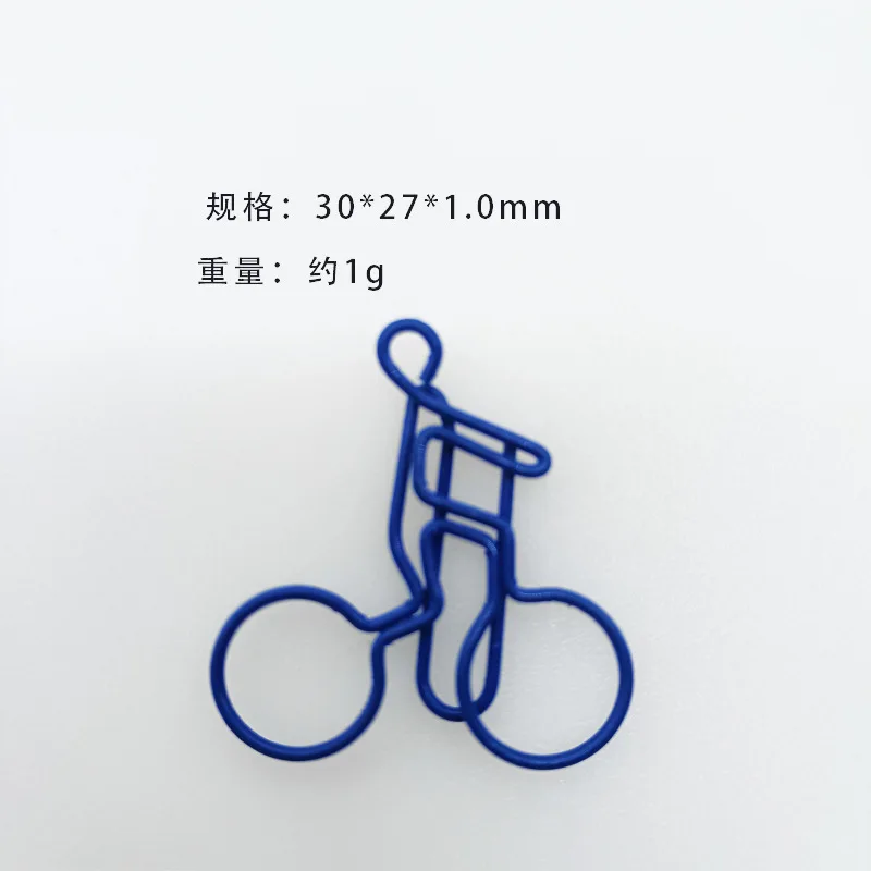 Bview Art New Wrought Iron Art Plastic-covered Vehicles Paper Clips Creative Pins Gifts Shapes Paper Clips Custom