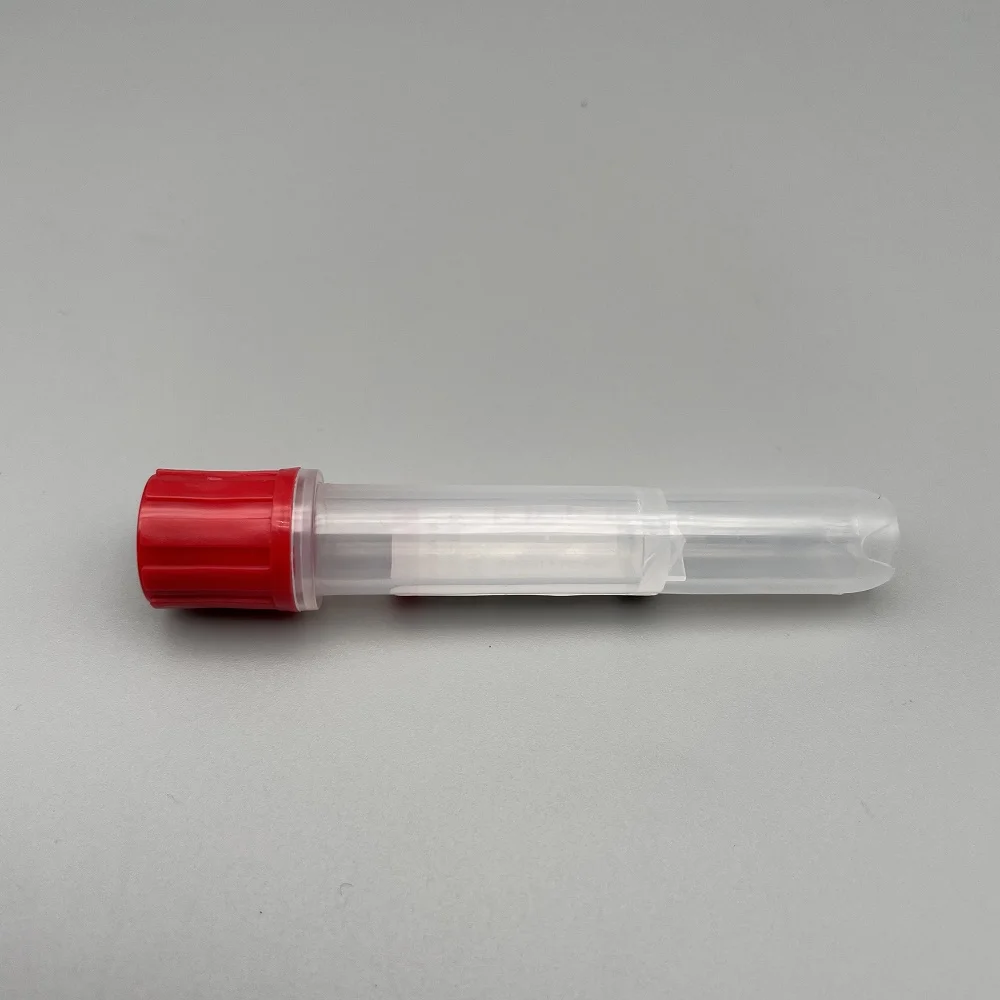 Medical advanced collection blood tubes collection heparin 10 ml red top prp vacutainer tubes price for blood collection