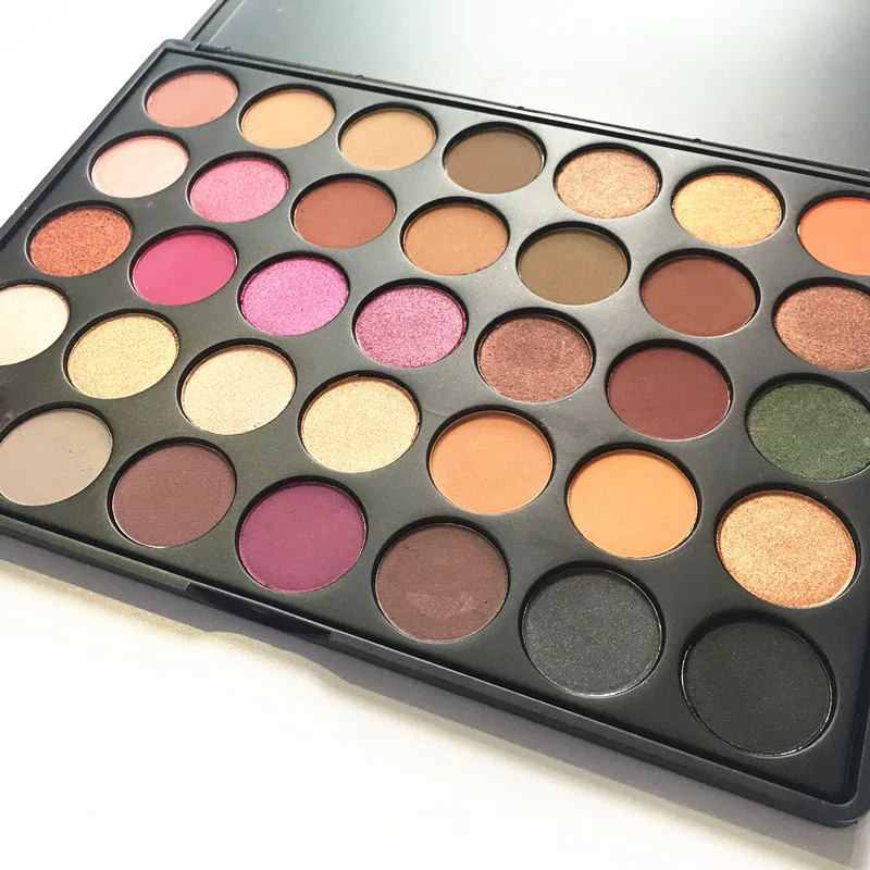 Imported wholesale makeup 35C neutral eyeshadow palette private label makeup palette