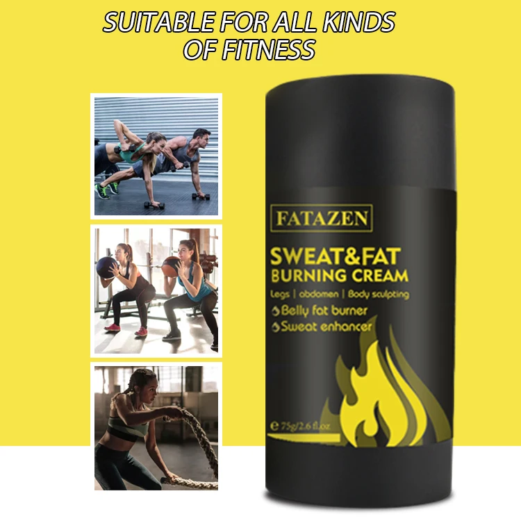Private Label Sweat Gel Stick Slimming Cream Vegan Ingredients Waist Trainer Weight Loss Enhancer Firming Body Fat Burning Cream