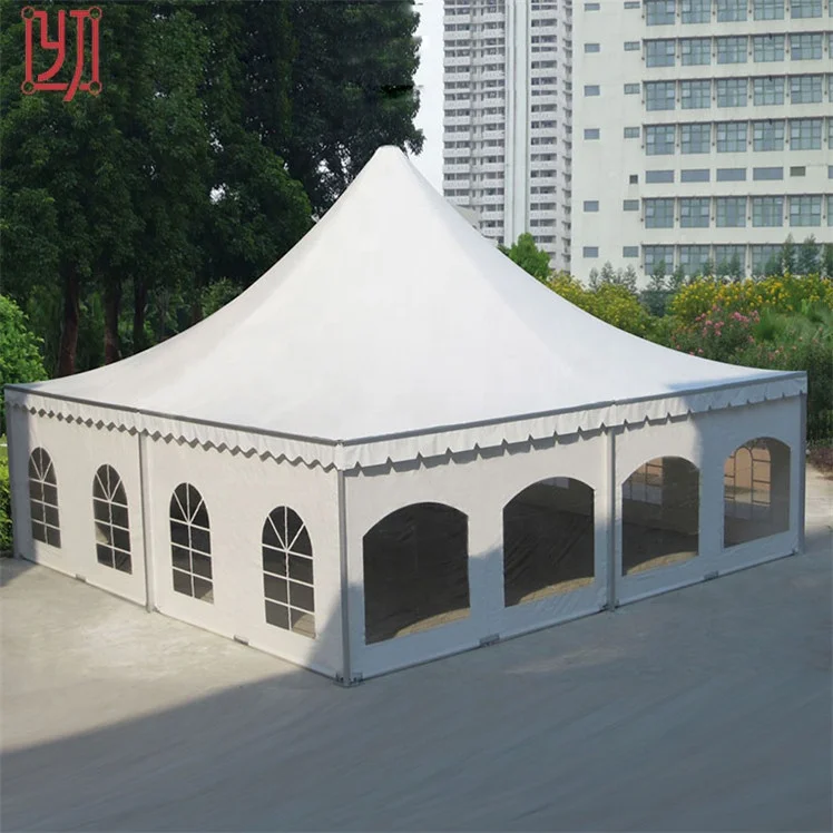 Beautiful aluminum frame 5x5m 8x8m 10x10m white luxury party pagoda tent for outdoors wedding marquee