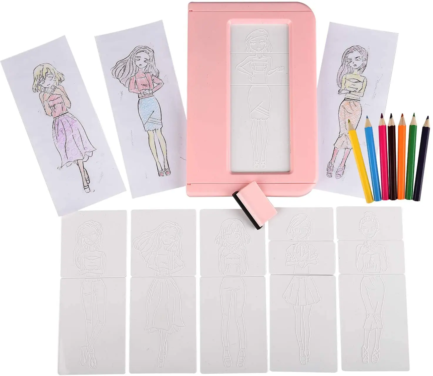 Детский пазл «сделай сам», набор игрушек для рисования, развивающая игра для девочек, модное создание, Роскошный дизайнерский Художественный набор для детей