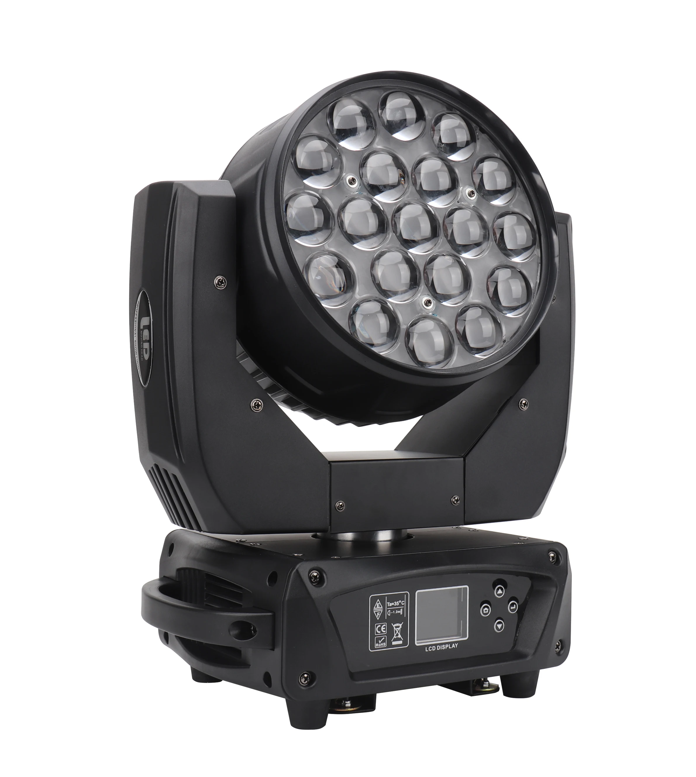 19pcs Zoom LED 4in1 RGBW Dj Moving Head Led Stage Light