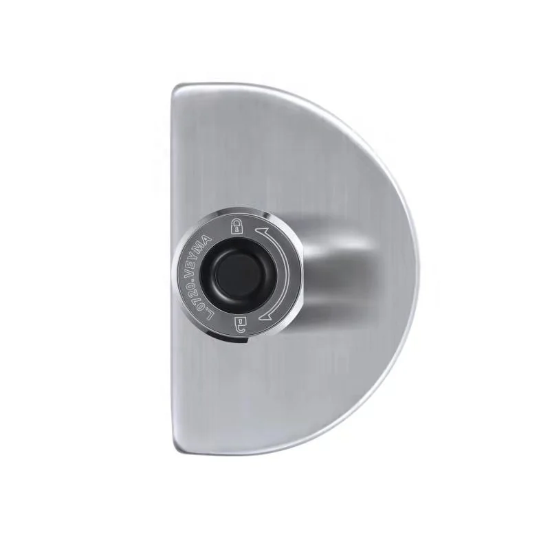 Smart mobile phone APP Remote Control Fingerprint Frameless Tempered Sliding Glass Door Push Hook Lock For Office