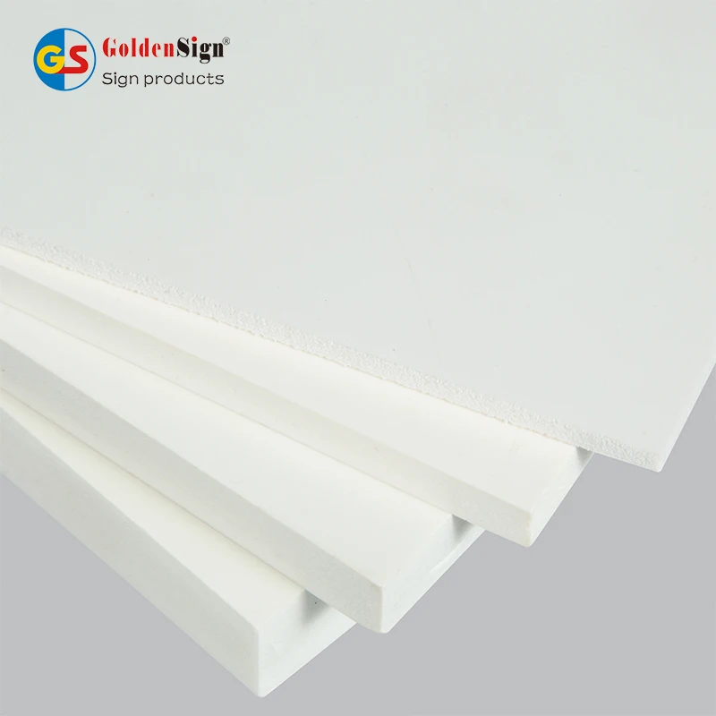 PVC Forex Foam Board furniture material 1.22*2.44m High density new plastic decoration foam board PVC
