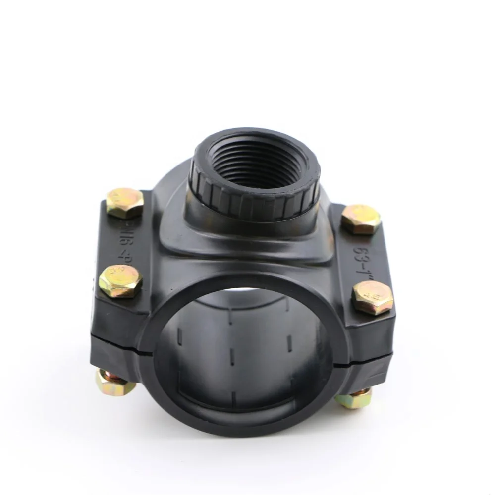 hdpe saddle clamp pp fittings pipe irrigation system