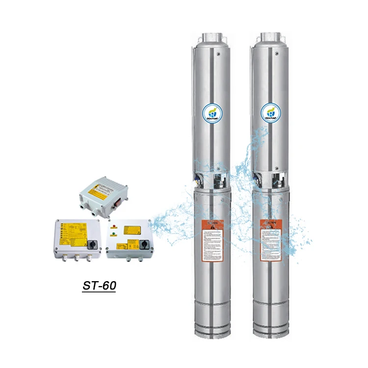 RIDA 7.5HP 4Inches Electric Pump Stainless Steel Pump External Casing Borehole Deep Well Pump For Water Supply