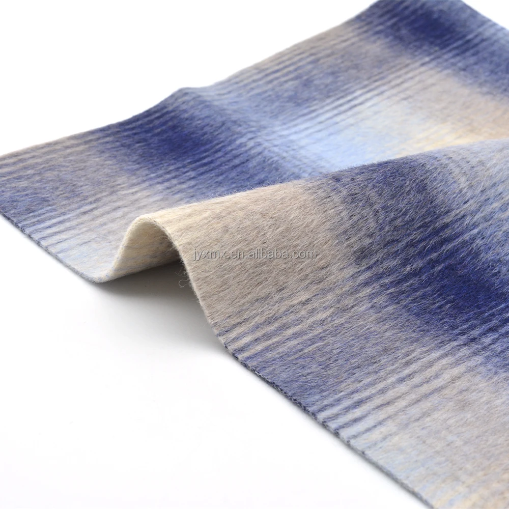 Multicolor accept custom hot selling products double-sided smooth fabric plaid pattern of various colors double face fabric