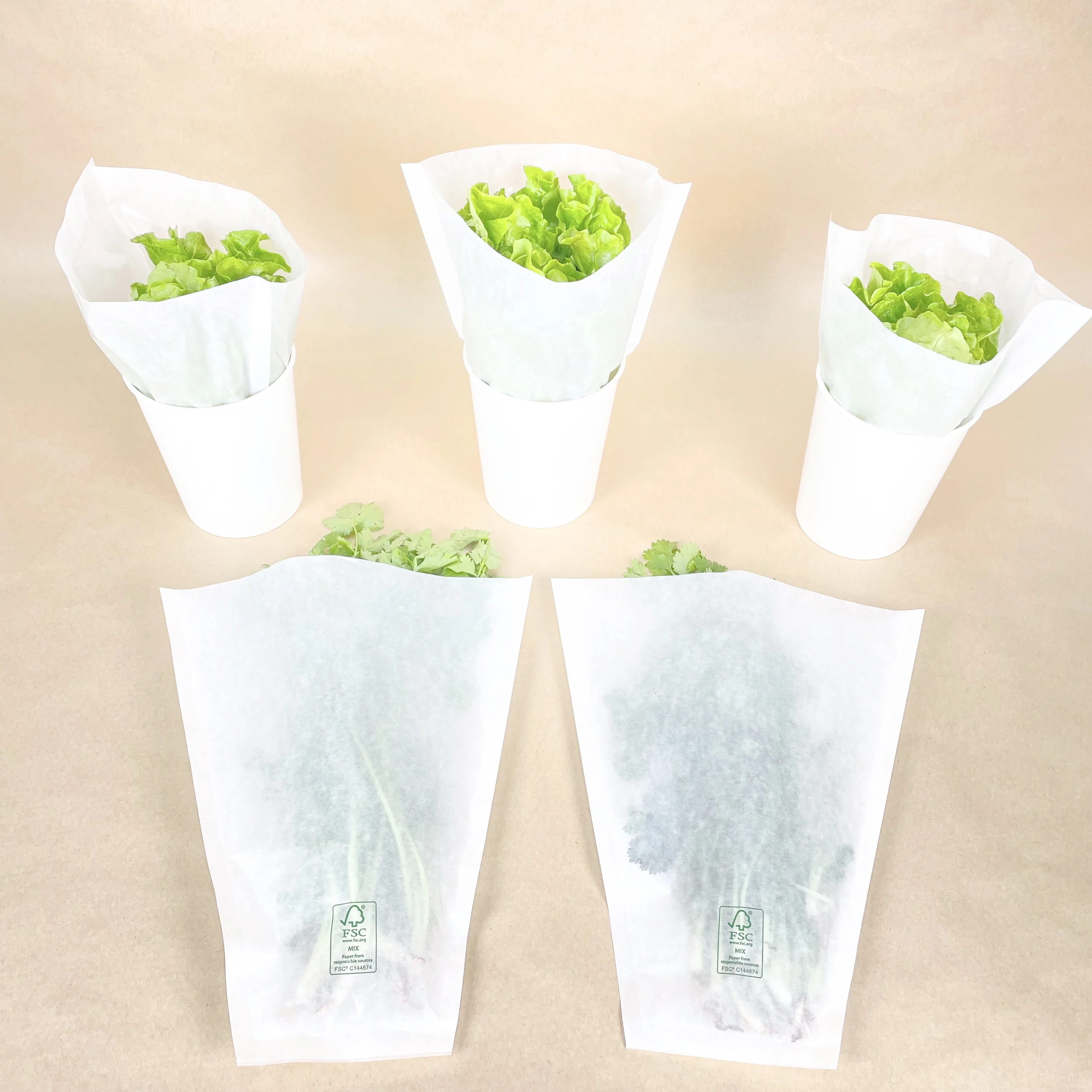 Водостойкая крафт-бумага для свежих растений, мешки для гидропонных растений, бумажные втулки для трав, горшки для травы