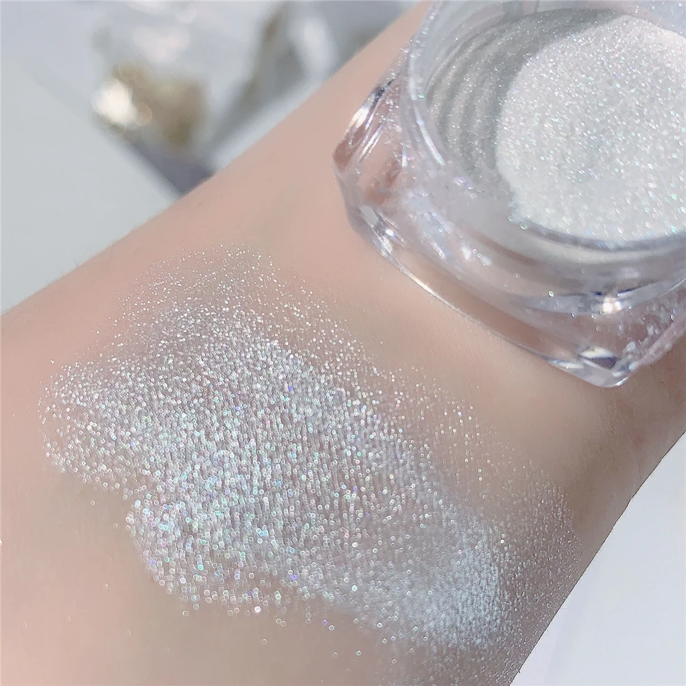 2021 New Pearl Fairy Highlight Ice Transparent White Powder For Nail Art