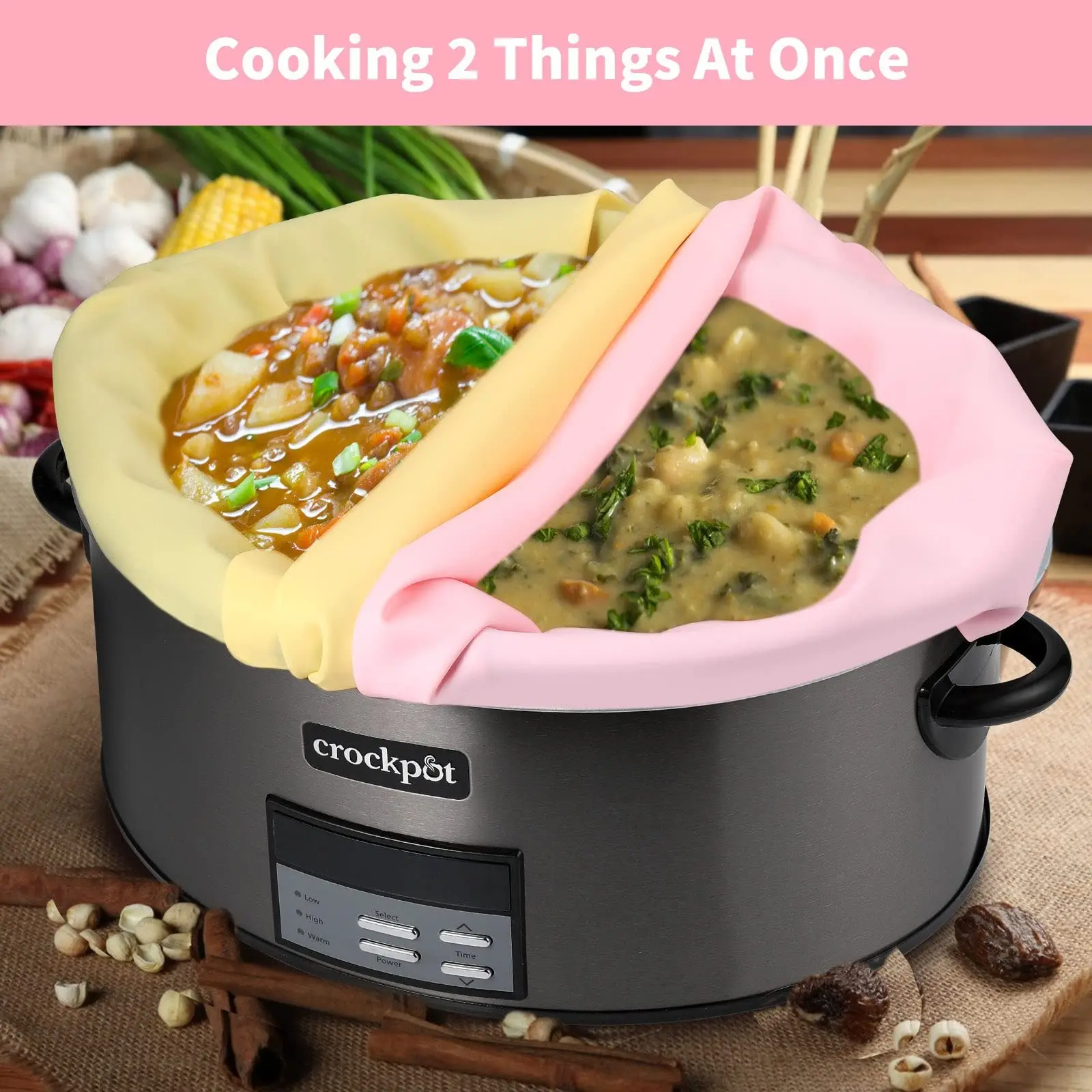 2024 Kitchens New Product Silicone Crockpot Slow Cooker Liners Bags Slow Cooker Liners Cooking Bag