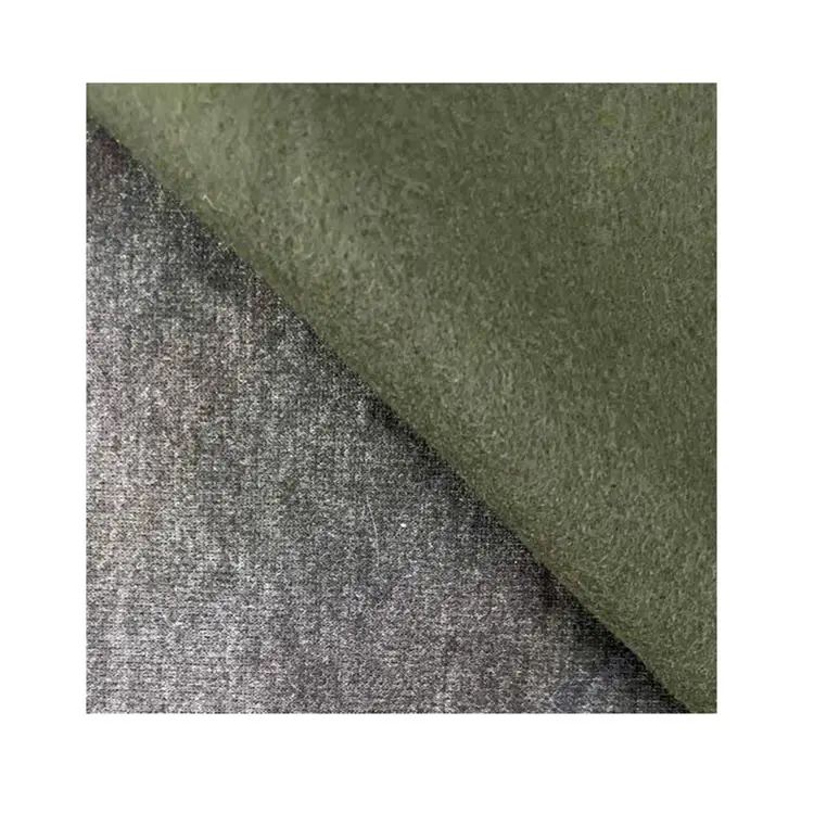 
Winter Warm Sporty Garment Knitted Fabrics Spun Fleece Fabrics 