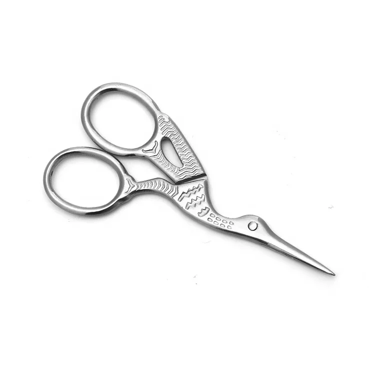 
Professional Micro Serrated Eyebrow Scissors Hair Scissors Nose Hair Scissors 