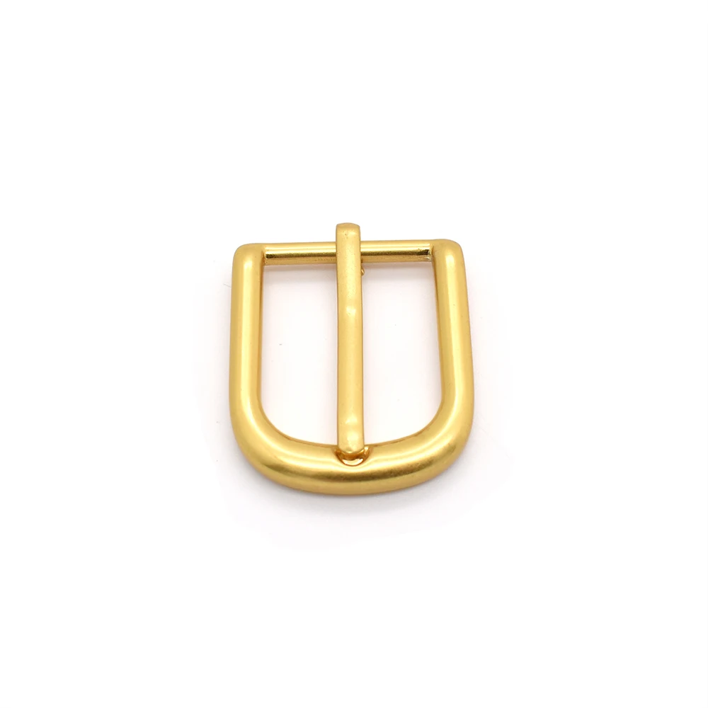 Shiwang Wholesale Handbag Accessories 20mm Gold Smooth Metal Custom Pin Buckle for Bag