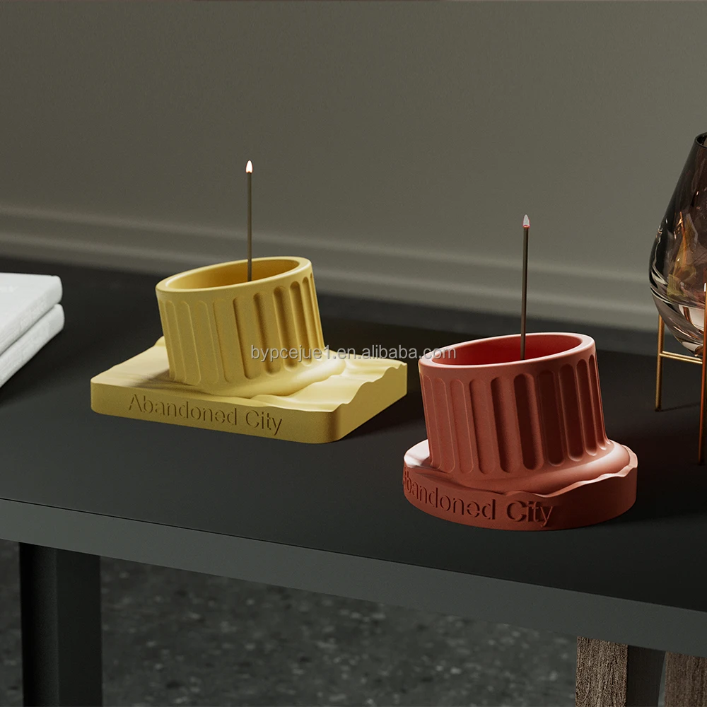 Low price Unique features Concrete Aromatherapy Stove Eclectic Incense Burner Quirky Home Decor Anniversary Holiday Gifts