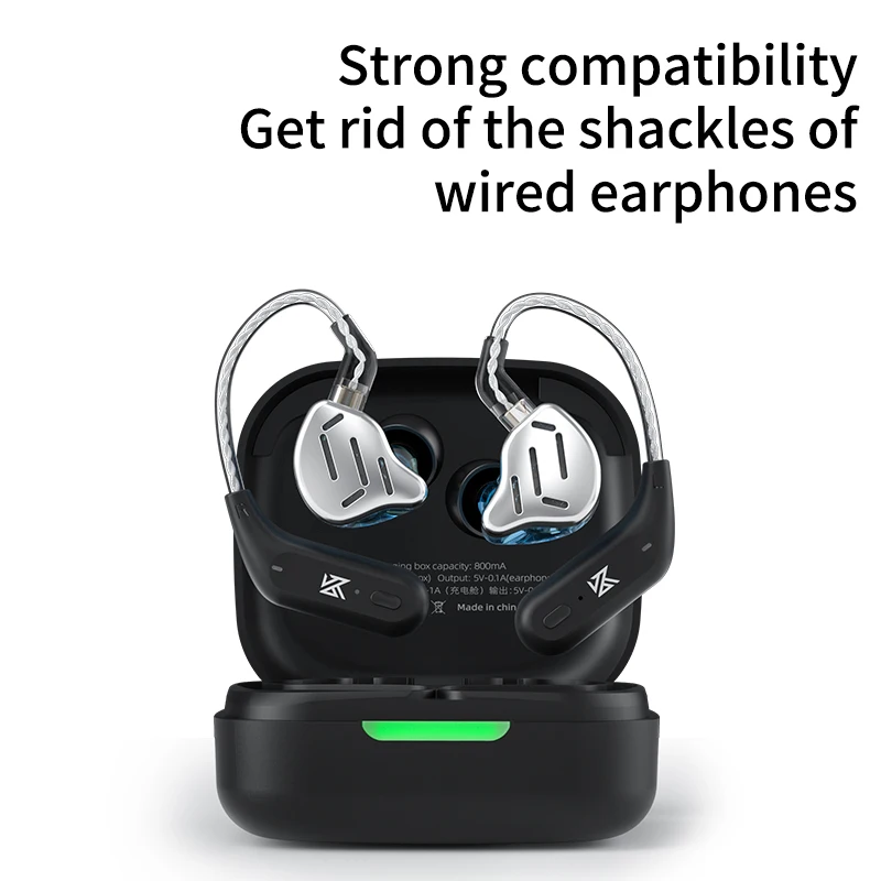 KZ AZ09 Upgrade HIFI Bass In Ear Monitoring TWS Earphone Super Bass TWS HD BT5.2 Ear Hook Earphone