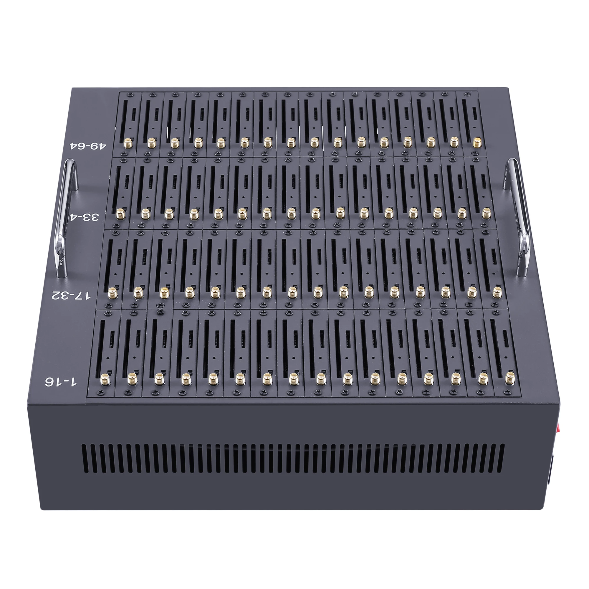 2022 hot sale cable modem  bulk sms post 64 ports gsm modem sending 3000 sms per hour auto sim block for marketing