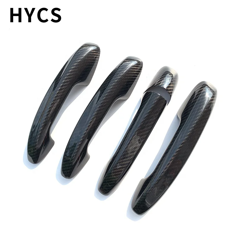 Auto parts real carbon fiber door handle for BMW 3 4 5 series F10 F20 F30 G20 G30 etc