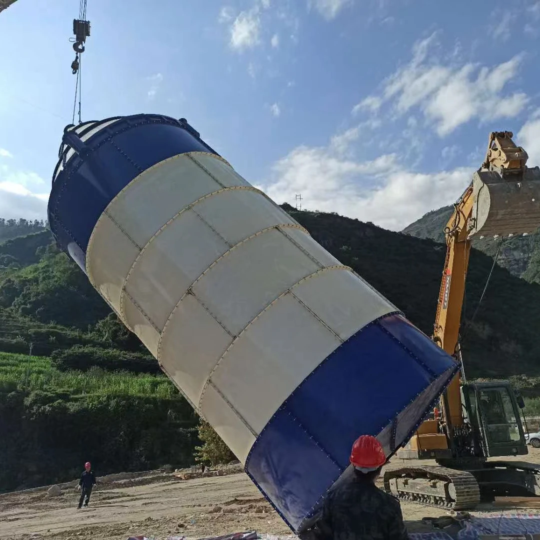  Китайский 100T 200T 300T Портативный цементный силос для