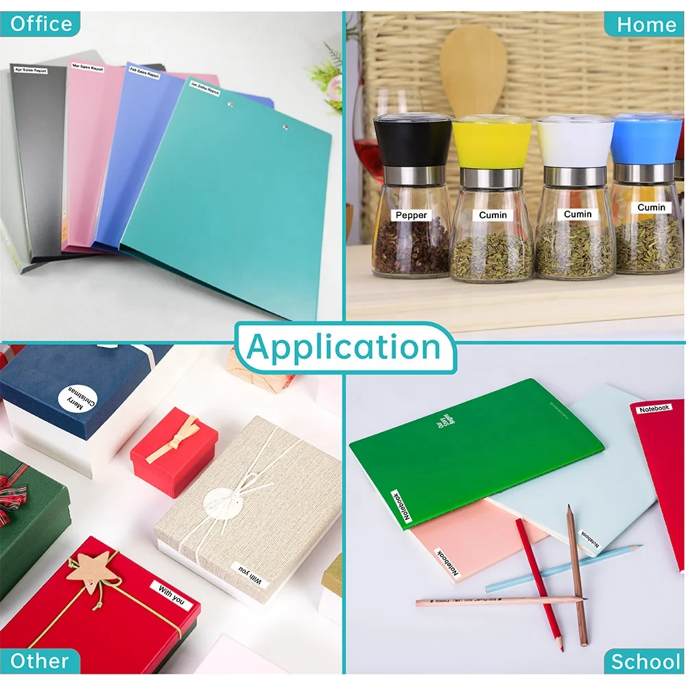 Unismar Compatible Laminated Waterproof Label Tape Tze661 Tz-661 Tzc-661 Tz661 Label Cassette For Brother Printer Label Maker